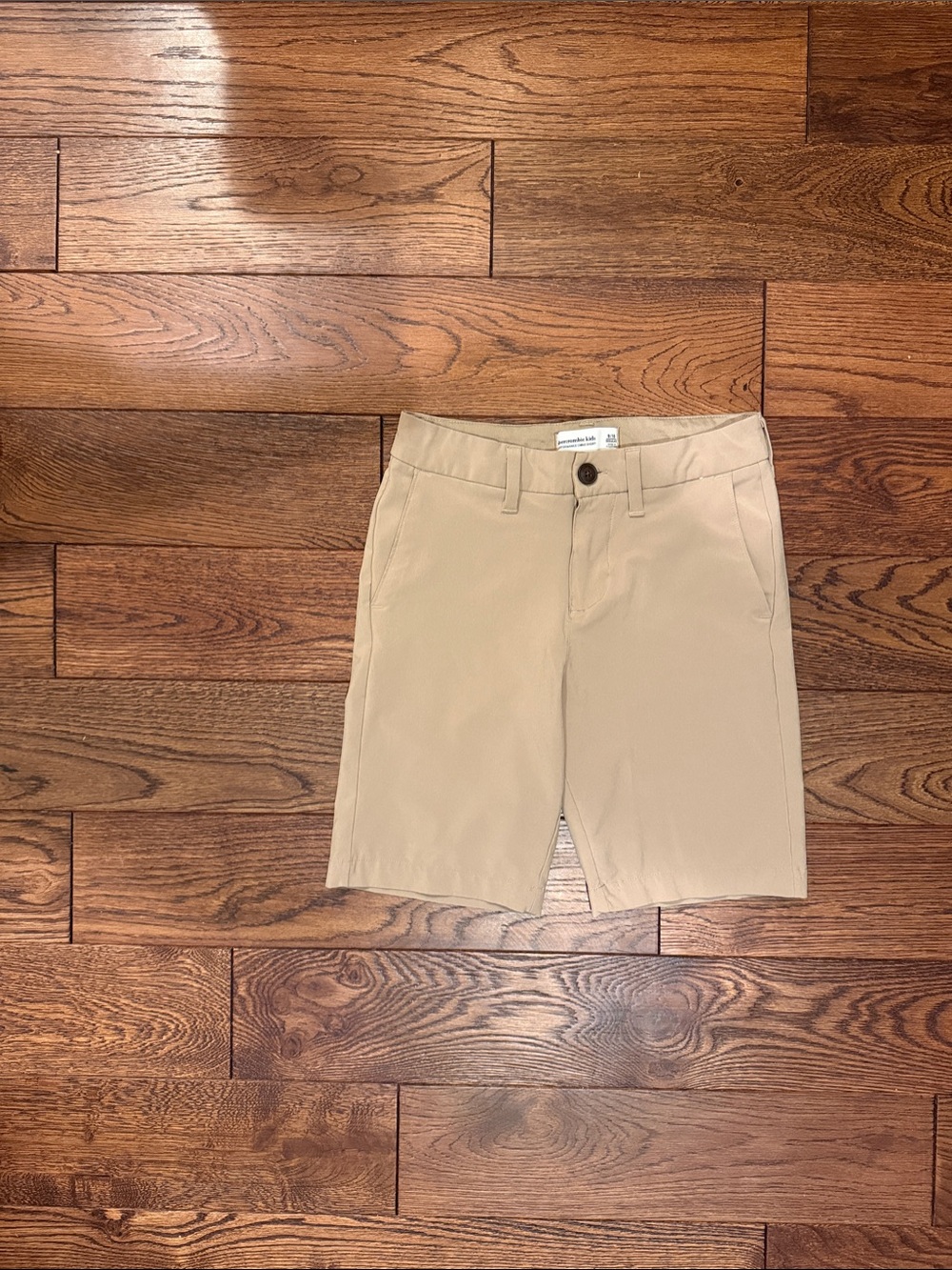 abercrombie kids Tan Chino Shorts